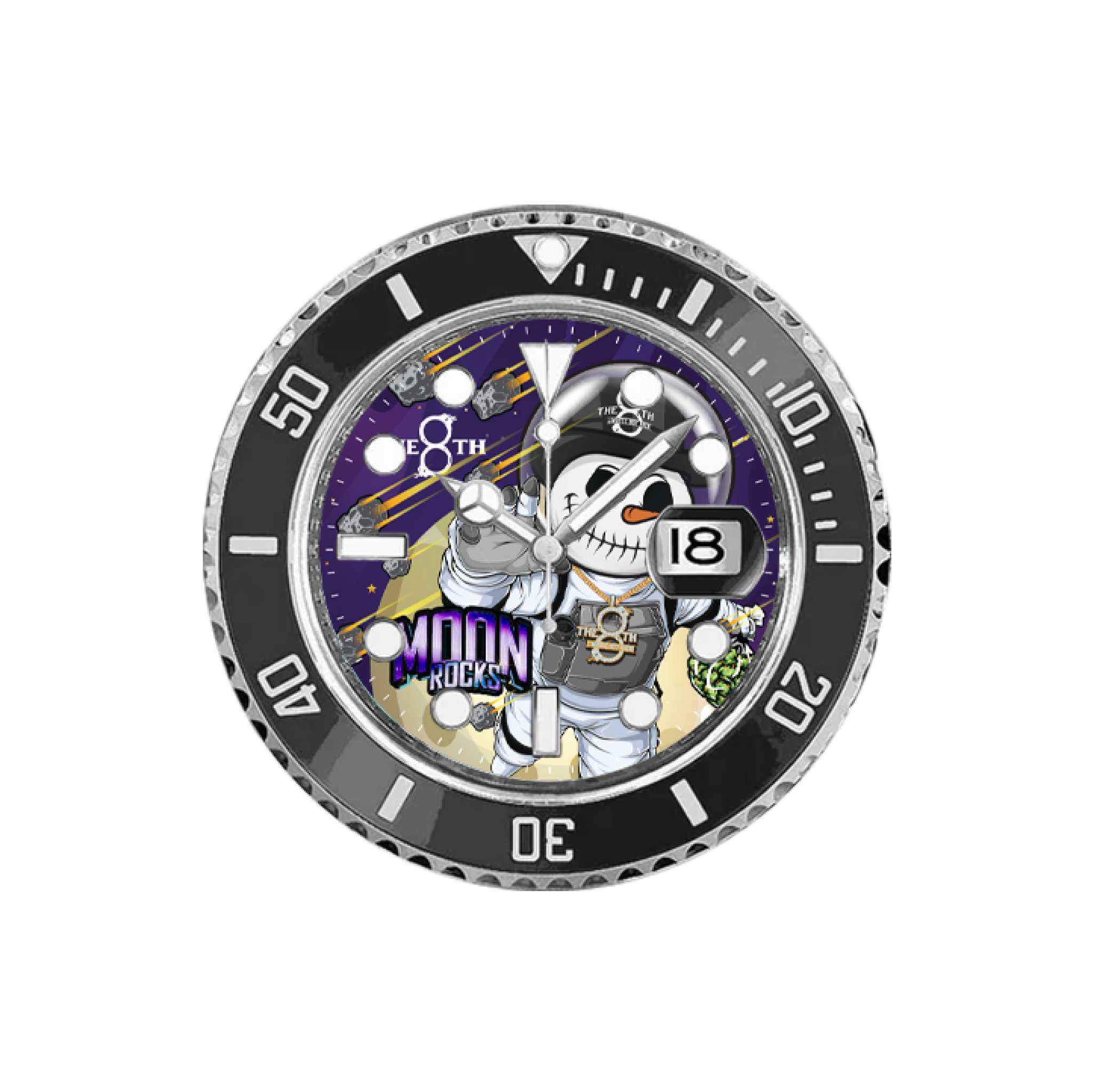 Limited Wall Clock - Moonrocks Edition