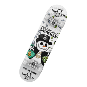 Limited Snowman Skateboard - White (Deck Only)